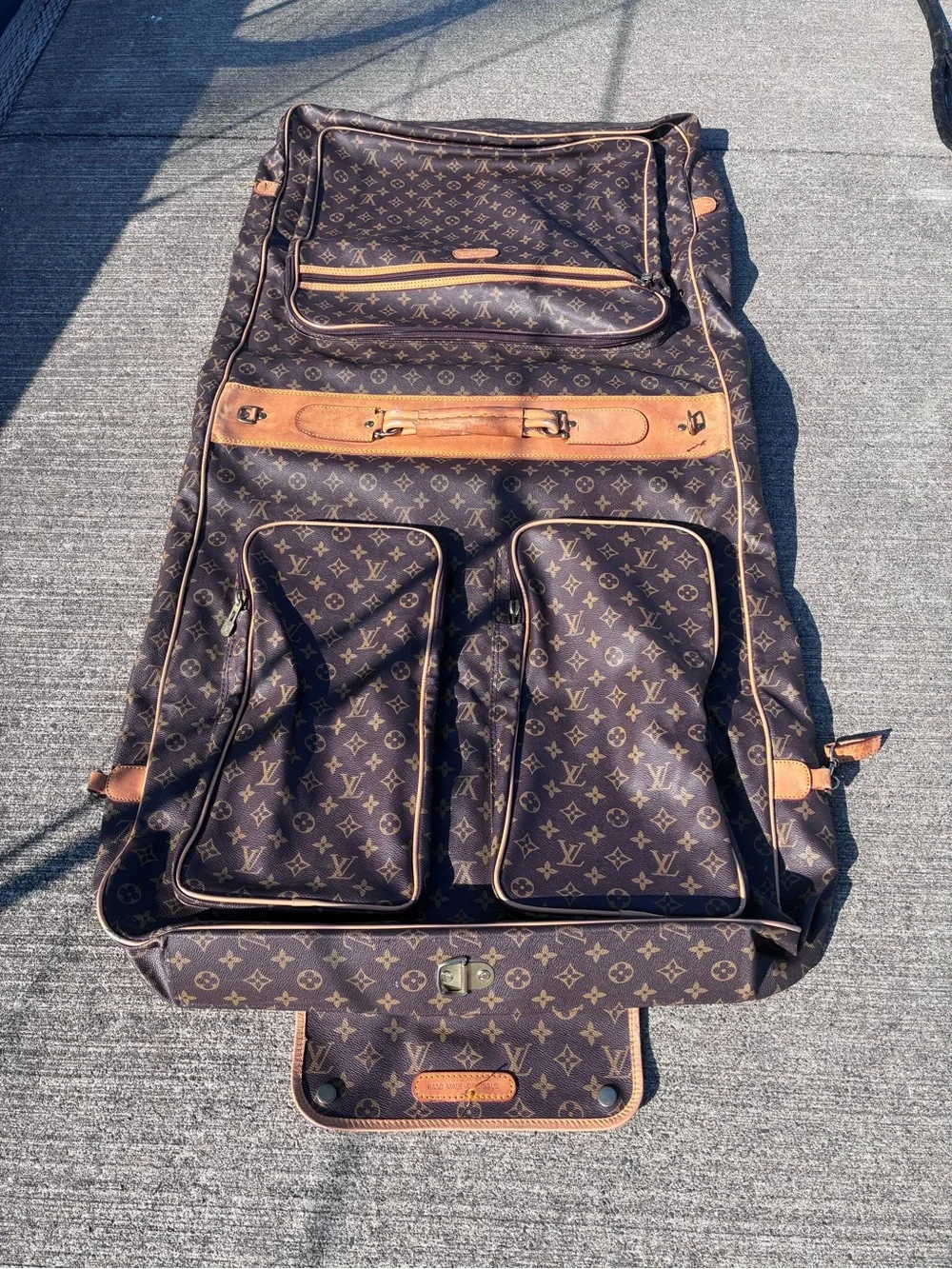 Louis Vuitton Brown Monogram Travel Garment Bag